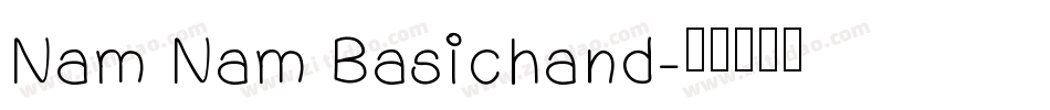 Nam Nam Basichand字体转换